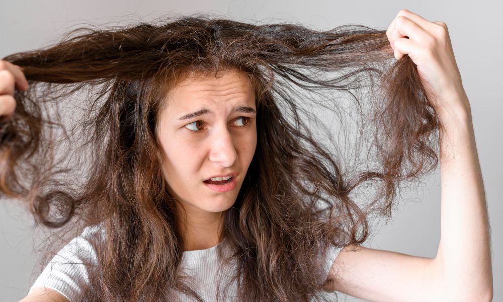 Dry, frizzy and dull hair